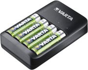 Зарядно устройство за Ni-MH батерии VARTA QUATRO 57652 + 4 акумулаторни батерии Varta 2100 mah AA