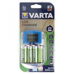 Зарядно Устройство VARTA 57070 201 451 LCD включващо 4бр. АА 2600mAh Акумулаторни Батерии - Идеално Захранване за Вашите Устройства | BATERIIKI.COM