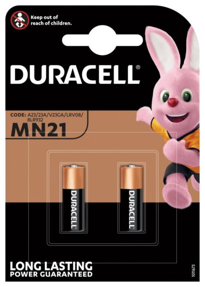 Duracell 23A MN21 батерия за електронни устройства с висока производителност - 2бр. A23