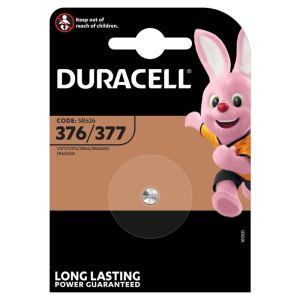  Сребърна батерия Duracell 377-376