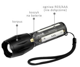 everActive FL-600 LED фенер с CREE XM-L2 диод 18650 / 3x AAA (R03)