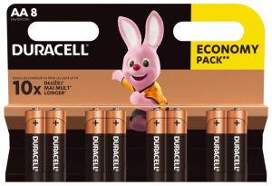 Сигурност и качество: Duracell Duralock Basic C&B LR6 AA 8бр. алкални батерии - най-доброто решение за вашите електронни устройства.