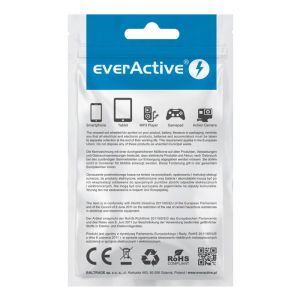 everActive CBB-1PDG: USB-C PD Кабел - Бързо Зареждане до 60W, 100см, Плетена Обвивка, Сив