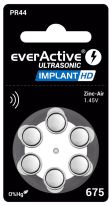 6 бр. everActive ULTRASONIC IMPLANT HD 675 батерии за слухов апарат