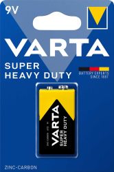 Батерия 9V VARTA Super Heavy Duty 6F22 – Надеждност и Издръжливост за Вашите Основни Нужди