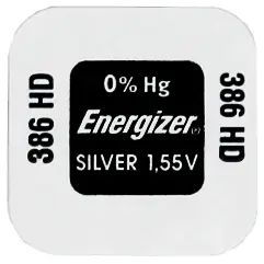 Батерия ENERGIZER Silver 386/301 – Сребърна енергия за прецизни устройства с висока надеждност