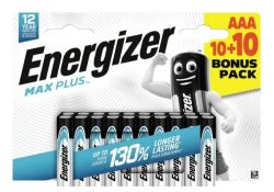 Алкални Батерии Energizer MAX Plus LR03/AAA – блистер 20 броя | BATERIIKI.COM