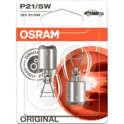 Авто крушка OSRAM Standard P21/5W 12V BAY15d – стоп и габарит светлина с висока надеждност - 2бр.