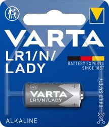 VARTA LR1 Lady – Алкална батерия N (LR1) за компактни електронни устройства – 1 брой в опаковка