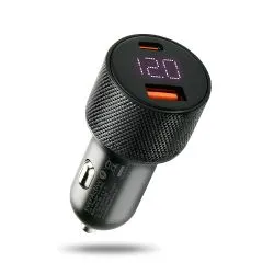 everActive CC-50Q автомобилно зарядно устройство 75W USB-C PD + USB-A QC3.0