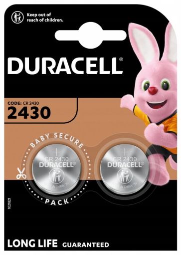 Не се притеснявайте за изчерпване на енергия със 2 броя Duracell CR2430 батерии за вашите устройства!