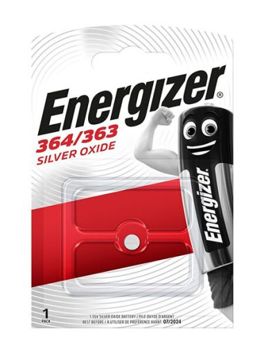 Energizer 364 / 363 / SR621SW / SR621W MAXI BLISTER Silver батерия за часовник