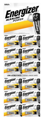 12 броя Energizer Alkaline Power LR03 AAA батерии за неограничени възможности