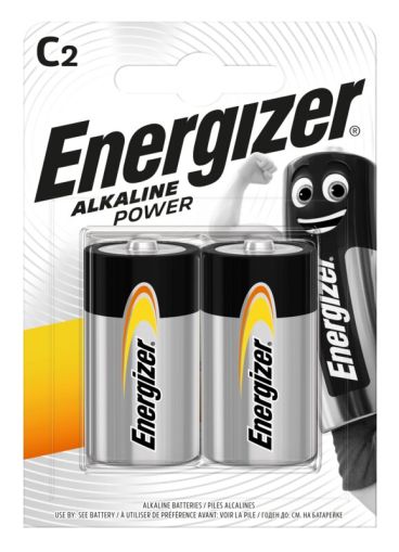 Изберете надеждна енергия с 2 броя Energizer Alkaline Power LR14 C батерии!