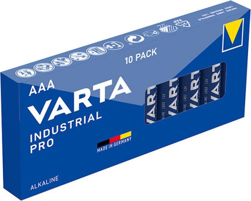 Не допускайте да ви изненада изтощена батерия: 10 броя Varta PRO LR03 AAA 4003 индустриални батерии