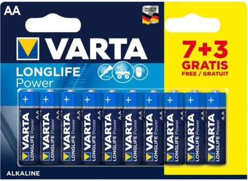 Неустоима мощност на вашия грижовно изграден свят с Varta Longlife Power LR6 AA алкални батерии от BATERIIKI.COM!