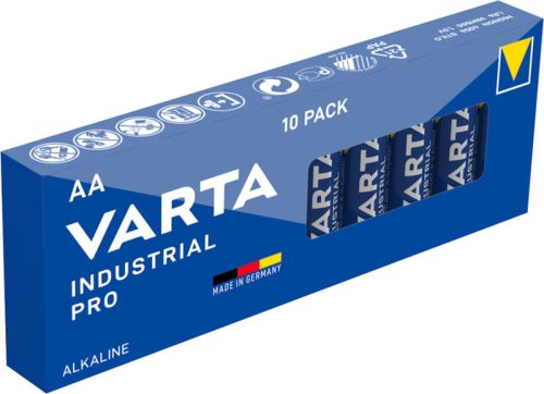 Силата на 10 бр. Varta Industrial PRO LR6 AA батерии за безгрижна работа на вашите устройства