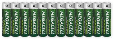 Мега енергия за мега устройства - 12 бр. Megacell Ultra Green R6/AA батерии