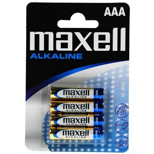 4 бр. Maxell Alkaline LR03/AAA алкални батерии