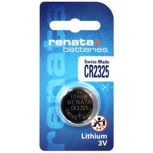 Надеждна литиева батерия Renata CR2325 за по-дълго време на живот на устройствата Ви