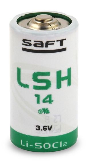 Литиева тионил-хлоридна батерия SAFT LSH14/STD C 3,6V LiSOCl2 размер C
