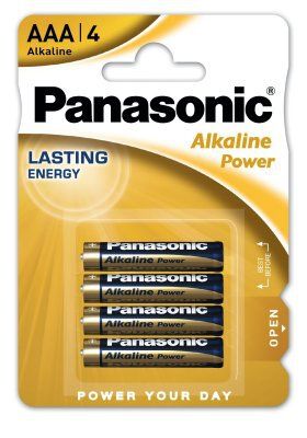 4бр. Panasonic alcaline power батерии LR03 AAA