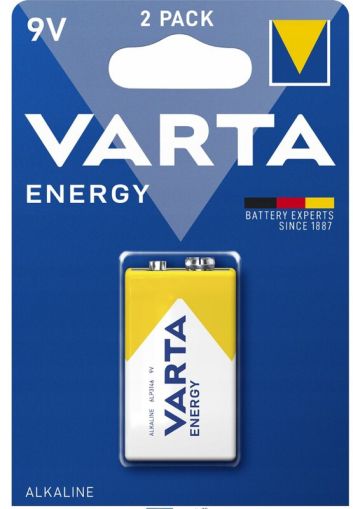 Уверете се, че сте винаги готови с Varta ENERGY 6LR61 / 9V Value Pack - надеждни 9V алкални батерии
