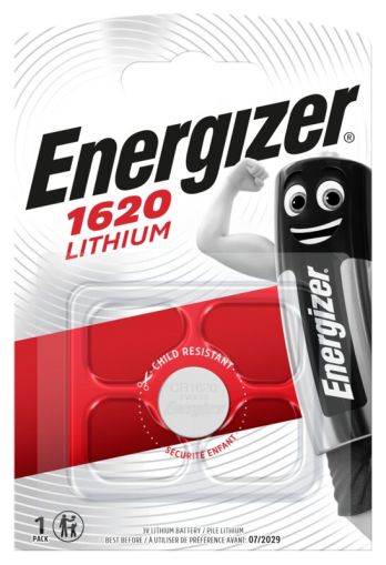 Energizer CR1620 - Вашият Избор за Надеждно Захранване в Компактен Дизайн, Предлаган от BATERIIKI.COM!
