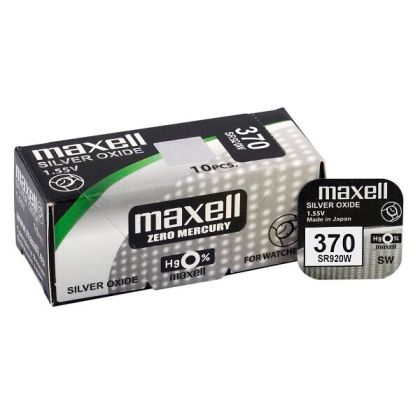 Maxell 370 / SR920W / SR69 Сребърна Батерия: Прецизна Енергия за Вашия Часовник | BATERIIKI.COM