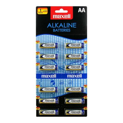 Maxell Alkaline LR6/AA - Надеждни и Ефективни Алкални Батерии (12 бр.) | BATERIIKI.COM