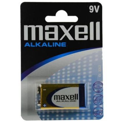 Maxell Alkaline 6LR61/9V - Алкална батерия - Надеждна Енергия за Вашите Изисквания | BATERIIKI.COM