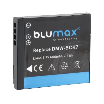 Blumax Батерия за Panasonic Lumix DMW-BCK7 - Максимална Мощност в Компактен Размер - 650 mAh Li-Ion