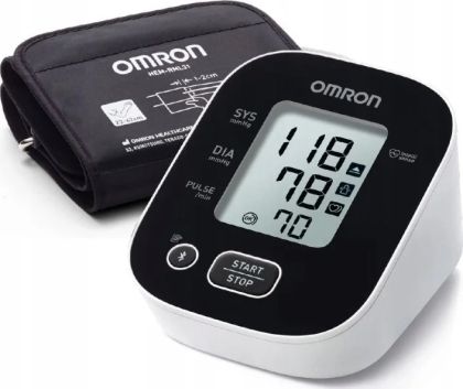 OMRON M2 Intelli IT+ HEM-7146T2-EBK – Интелигентен апарат за измерване на кръвно налягане с Bluetooth, индикатор за аритмия и прецизна технология Intellisense™