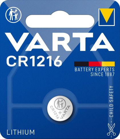 VARTA Lithium CR1216 – Компактна, Дълготрайна и Надеждна Батерия за Вашите Устройства