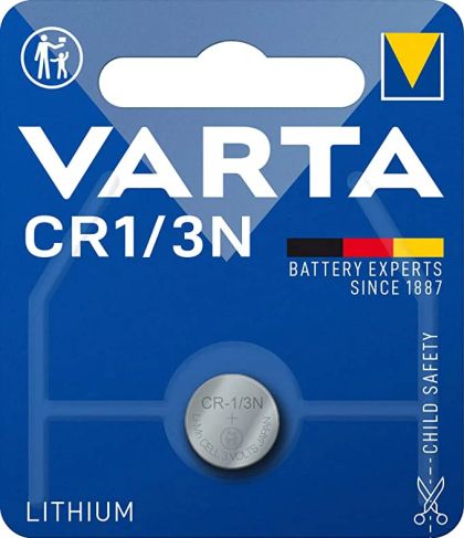 VARTA Lithium CR1/3N CR1/3N DL1/3N – Компактна 3V батерия с 170 mAh за фотографска техника, оптични мерници и специализирана електроника