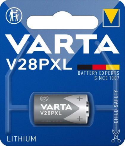 VARTA V28PXL PX28L – Литиева 6V батерия със 170 mAh за фотоапарати, медицинска техника и алармени системи