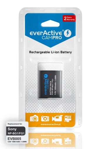 Батерия EverActive CamPro – Заместител на Sony NP-BG1 | BATERIIKI.COM