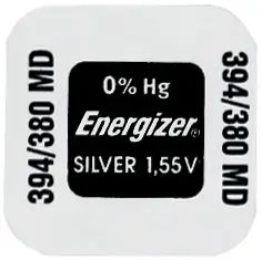 Сребърна Батерия ENERGIZER Silver 394/380 SR936SW/W 1.55V за часовници – 1 бр. блистер