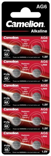 Camelion AG6 LR920 371 171 – Комплект от 10 алкални батерии за прецизна енергия в миниатюрни устройства!