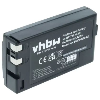 Батерия за видеокамера 6V 2000mAh NiMH – заместител на Canon BP‑818 / BP‑729 / BP‑726 / BP‑722D / BP‑714 / BP‑711