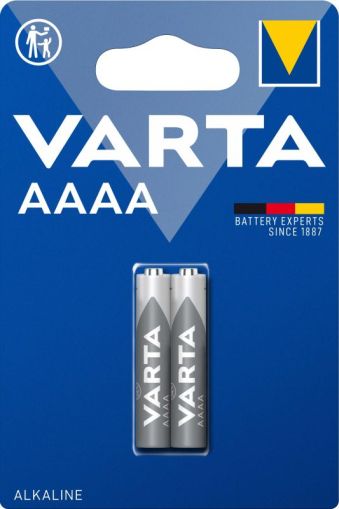 VARTA Electronics AAAA – Компактни алкални батерии AAAA за прецизни електронни устройства (2 броя в опаковка)