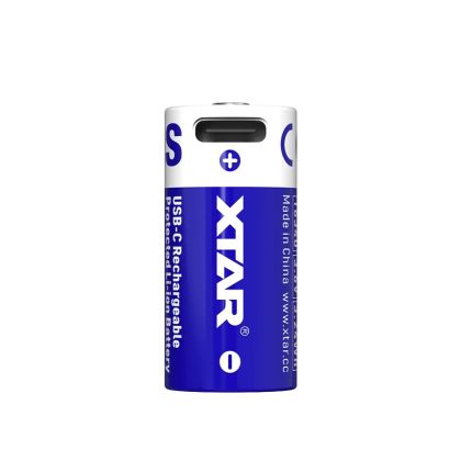 Акумулаторна батерия XTAR 16340 / R-CR123 3.7V Li-ion 900mAh с вградена защита и USB-C порт
