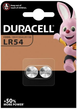 2 бр. Duracell мини алкални батерии G10/LR54/189/LR1130