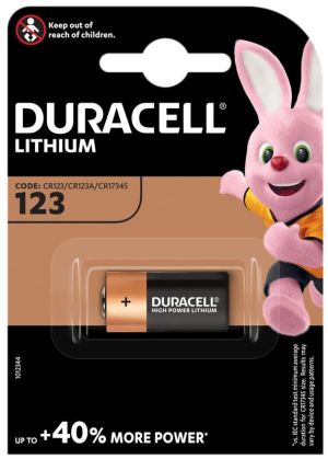 Duracell CR123 фото литиева батерия