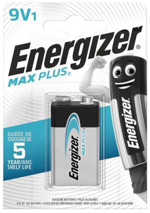 Energizer Max Plus 6LR61 9V Алкална батерия - Издръжливост и мощност за устройства с високо потребление