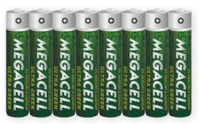 8 бр. Megacell Ultra Green R03/AAA батерии