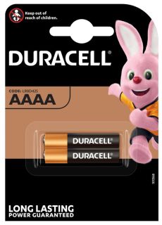 2 бр. Duracell AAAA /LR61/ 25A /LR8D425/ MN2500 /MX2500/ E96 Батерии