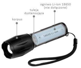 everActive FL-600 LED фенер с CREE XM-L2 диод 18650 / 3x AAA (R03)