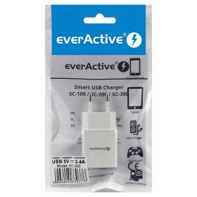 EverActive SC-200 USB 2,4A зарядно устройство