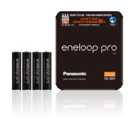 4 бр. презареждаеми батерии Panasonic Eneloop PRO R03 AAA 930mAh BK-4HCDE